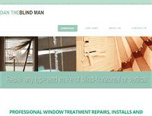 Tablet Screenshot of dantheblindman.com